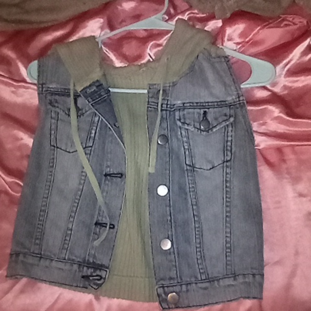 JJ basics jean vest